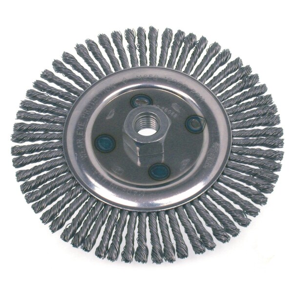 Osborn High Speed Stringer Bead Wire Wheel, Dia.=4in., Stainless Steel, Fill Dia.=.020in., Max RPM=20,000 26399 - main